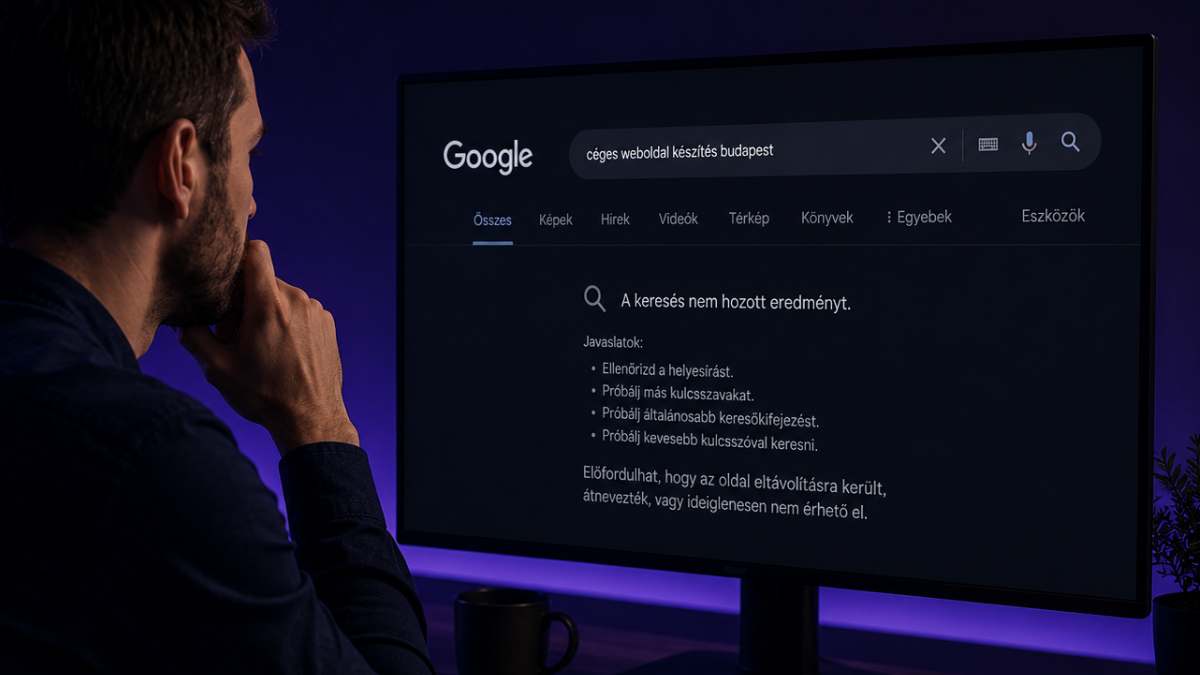 A Google még látja a weboldalt, de a ChatGPT és az AI keresők nem ajánlják