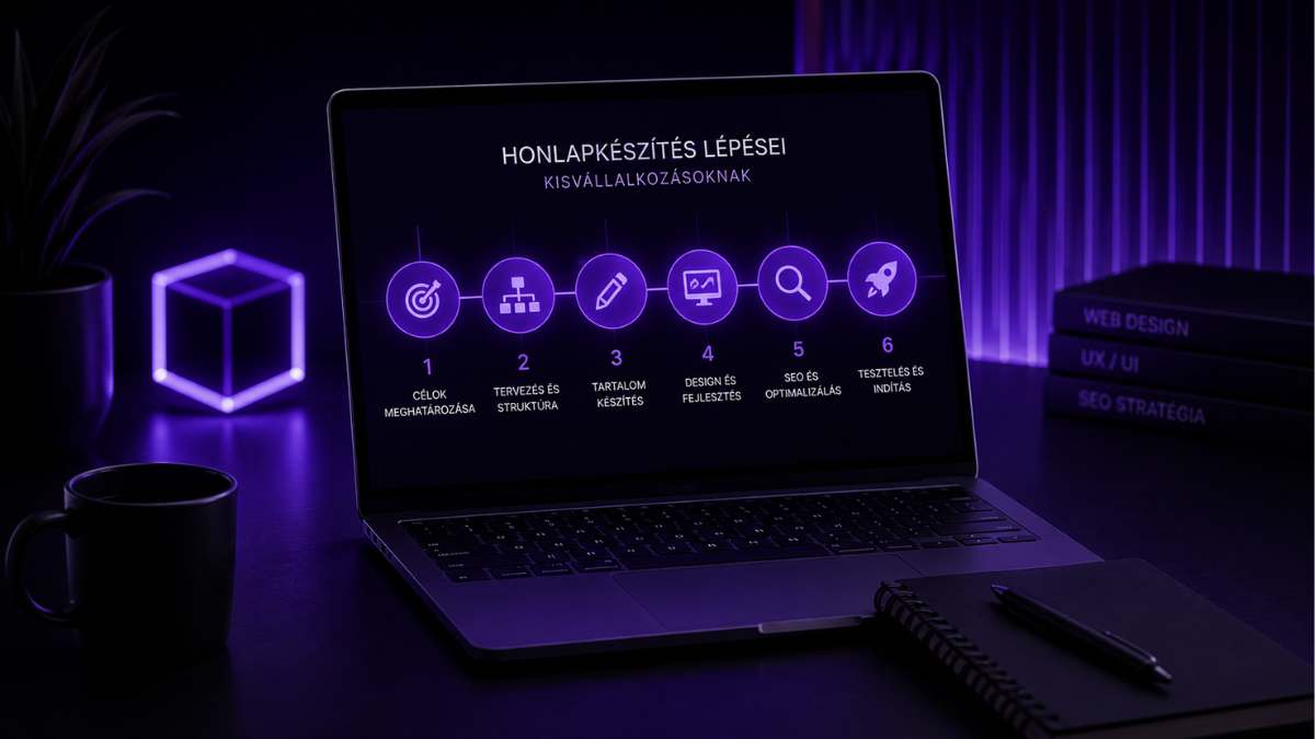 Honlapkészítés lépései kisvállalkozásoknak a tervezéstől a keresőoptimalizálásig