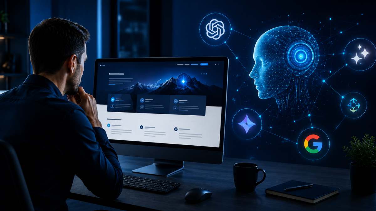 AI-korszakra felkészített weboldal ChatGPT, Gemini és Google AI keresésekhez optimalizálva